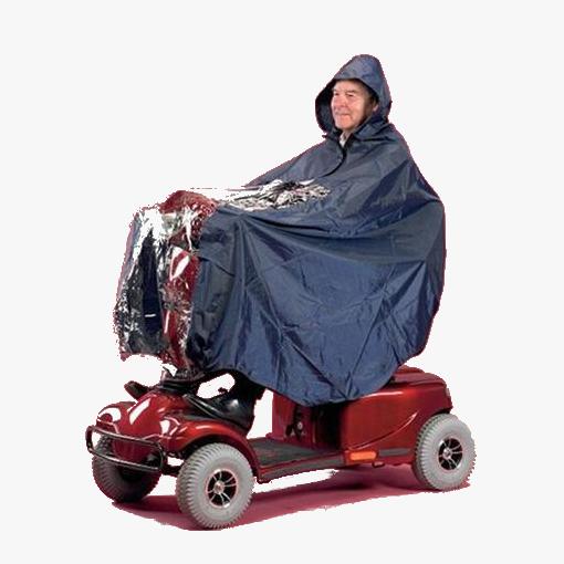 Cape for Mobility Scooter Rider