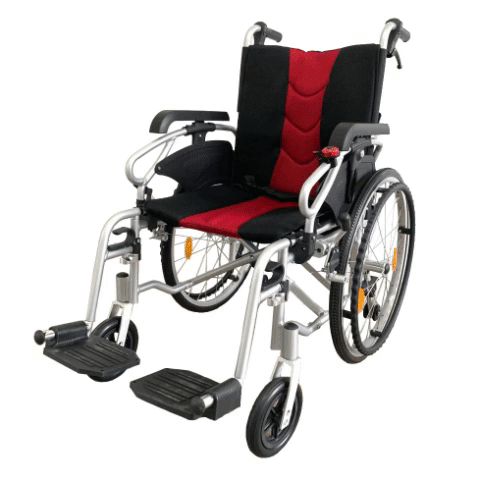 ASTRO Wheelchair 18-inch Red
