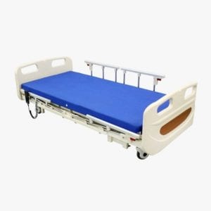 Fully Adjustable Hospital Bed 5 Function With Side Rails Control Panel