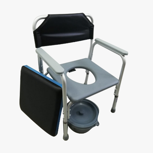 Aluminium Stationary Commode With Pvc Seat Cushion Eldercare Market - Portable Commode Seat Cushion