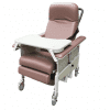 DNR Mobile Geriatric Chair with Drop Down Armrest full view