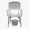 Rebotec Lyon Height Adjustable Commode Chair rear view