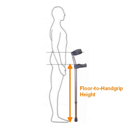 Elbow Crutches Height Sizing